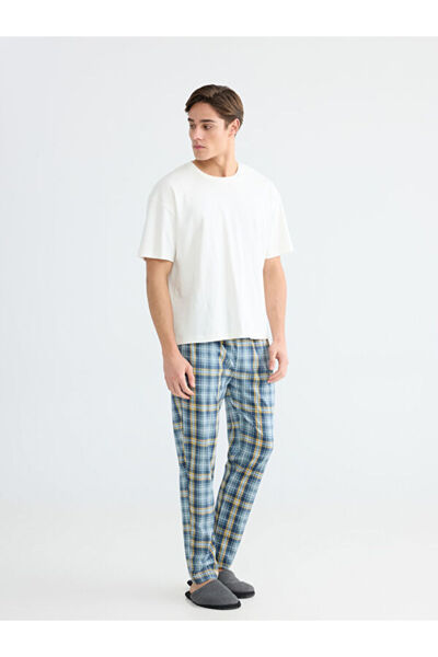 LC Waikiki Modern Pieces Normal Mold Checked Motif Men's Pajama Bottoms from ...