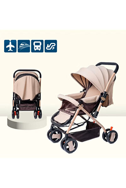 Genaric عربة أطفال خفيفة الوزن وقابلة للطي مع مقعد قابل للتعديل ومظلة - 2 في ...