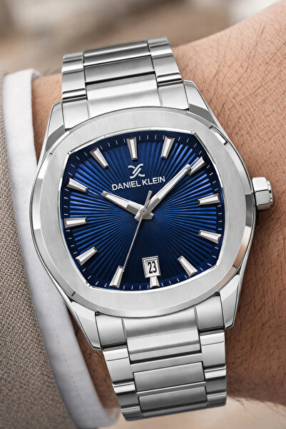 Daniel Klein Steel Cord&Case Calendar Men's Wristwatch Wrist Bracelet Gift Si...