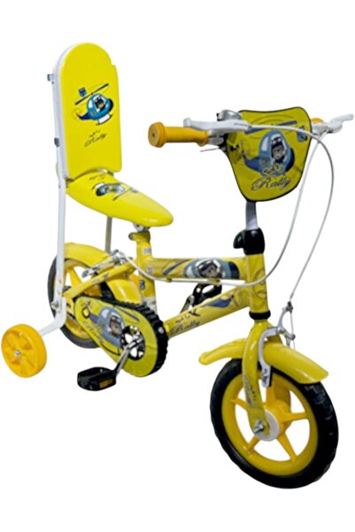 Leno 10 Inch Kids Training Bike with High Back Seat and Stabilizing Wheels - ...