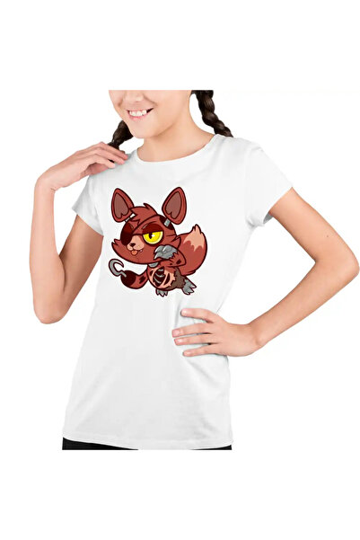 OEM Tricou Copii Fete Fnaf Playtime Foxy Five Nights at Freddy Horror Halloween