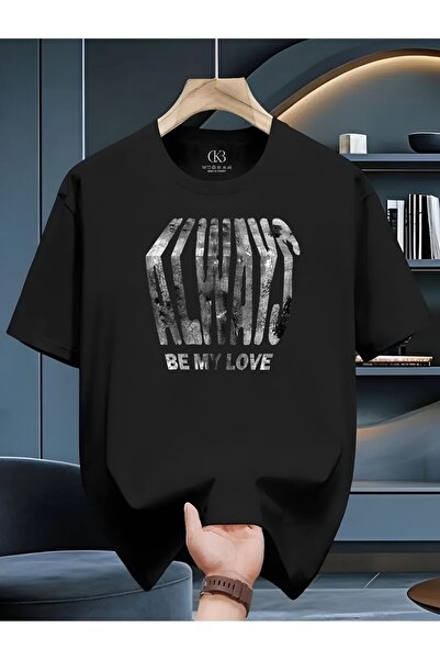 qubo sportswear & company Unisex Oversize Printed Cotton Crew Neck Short Slee...