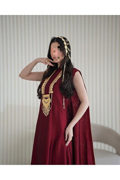 Rose Original Ramadan jalabiya with luxurious computer embroidery