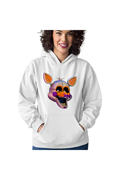 OEM Women's Hoodie Fnaf Funtime Foxy Five Nights at Freddy Horror Halloween