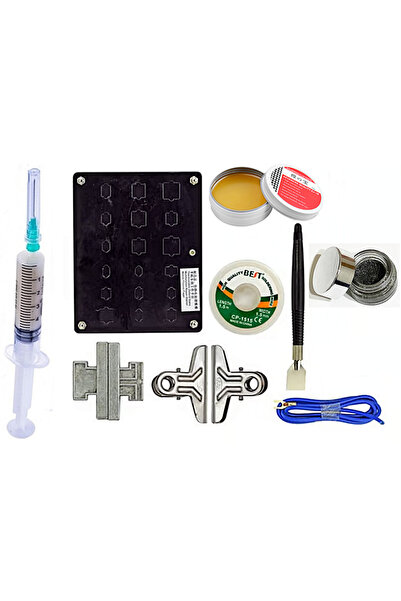 mikroZen Flux macunu ve tel içeren yeni temel BGA vs Yardımcı onarım istasyon...