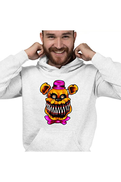 OEM Men's Hoodie Fnaf Nightmare Freddy Five Nights at Freddy Horror Halloween