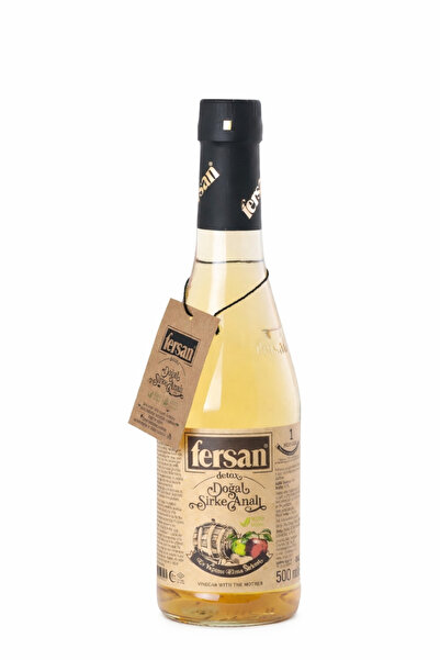 ENFERA DOĞAL TAŞ Fersan Detox Analı Elma Sirkesi 500 ml | Doğal Fermantasyon,...