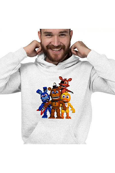 OEM Men's FNAF All Team Five Nights at Freddy's Horror Halloween Hoodie