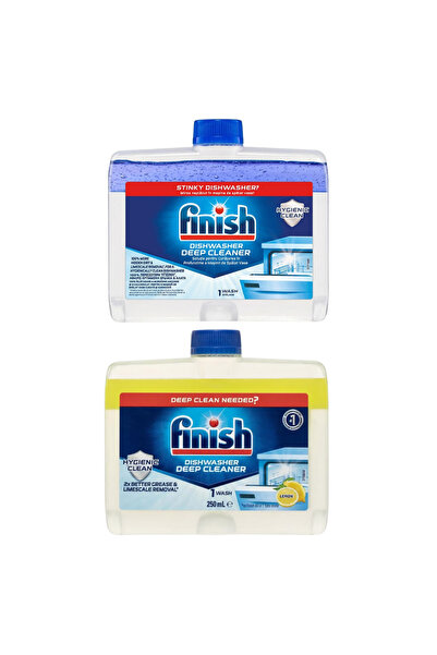 Finish Set 2x dishwasher cleaning solution Regular 250 ml + Lemon 250 ml