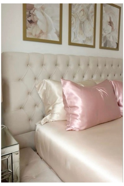 Abaya-AB Natural silk pillow covers