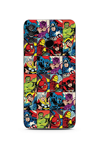 moonset Huawei P30 Lite Uyumlu Baskılı Yumuşak Silikon Şeffaf Telefon Kılıfı