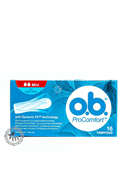 o.b. سدادات قطنية صغيرة من أو بي، 16 قطعة