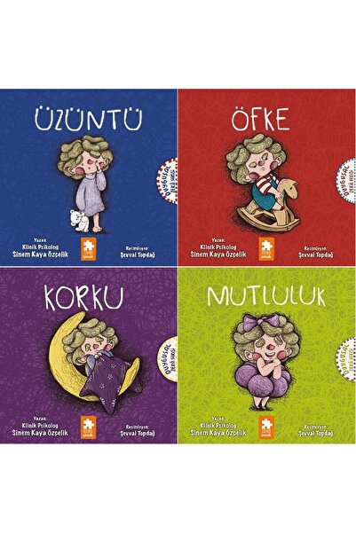 Eksik Parça Yayınları Sadness + Fear + Anger + Happiness / 4 Book Set
