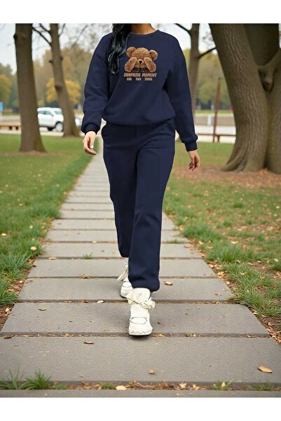 tkn your style Women's Top and Bottom Set Cute Teddy Bear Fashionable Design ...