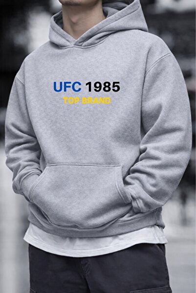 UFC 1985 TOP BRAND Ufc 1985 Unisex 2-Thread Shardonlu Black and Gray Printed ...