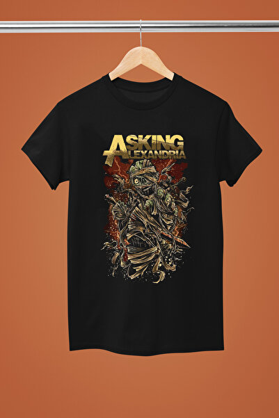 MAGORS Μπλουζάκι Rock ASKING ALEXANDRIA με στάμπα της ροκ μπάντας, βαμβακερό,...