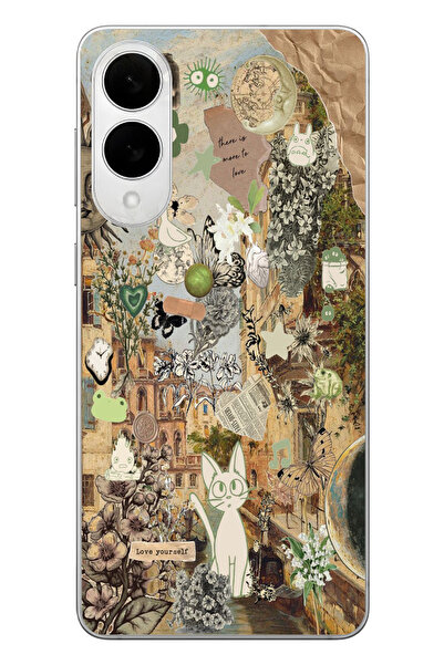 moonset Samsung Galaxy S25 EDGE Uyumlu Baskılı Yumuşak Silikon Şeffaf Telefon...