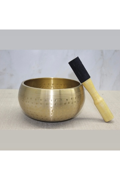hediye ESTERHOMEDECOR Pirinç meditasyon ses çanağı tibet çanı 16*10cm