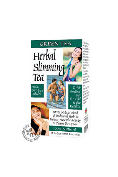 21st Century 21ST CENT SLIM TEA GREEN TEA 24 BAGS