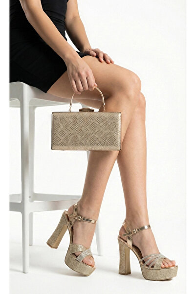 Miss Mitto Pantofi de seară confortabili, cu platformă înaltă, cu toc gros, a...