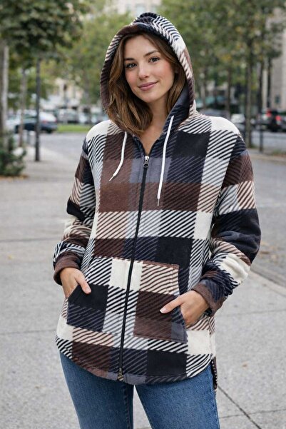 Tenra Women's Long Fleece Cardigan Wide Fit