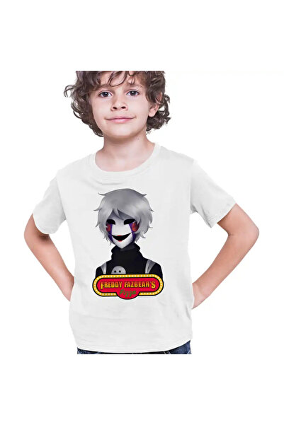 OEM Tricou Copii Baieti Fnaf Marionette Five Nights at Freddy Horror Halloween