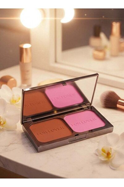 FOR LOVER أحمر خدود وبرونزر بلونين