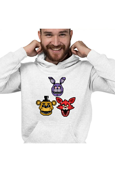 OEM Hanorac Barbati Fnaf Pixel Art Five Nights at Freddy Horror Halloween