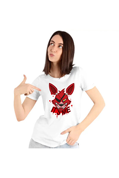 OEM T-shirt Women Fnaf Foxy Its Me Five Nights at Freddy Horror Halloween