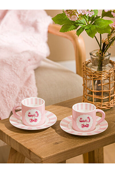 LC Waikiki RMZ GİYİM FARKIYA طقم فناجين قهوة من البورسلين مطبوع عليه شخصيةين ...