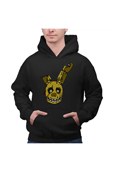 OEM Men's Hoodie Fnaf Spring Bonnie Five Nights at Freddy Horror Halloween
