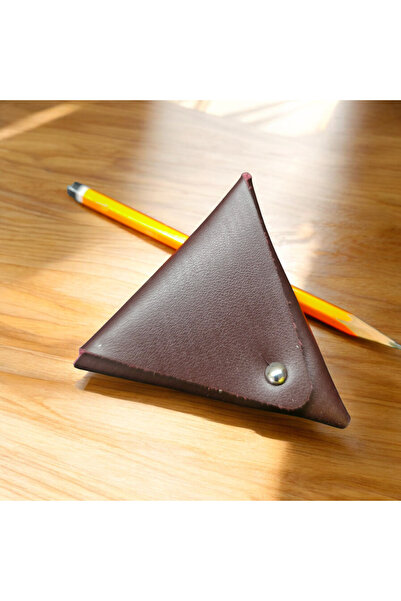 valentina victoria Genuine Leather Triangle-Shaped Coin Holder, Wired Headpho...