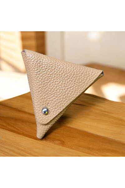 valentina victoria Genuine Leather Triangle-Shaped Coin Holder, Wired Headpho...