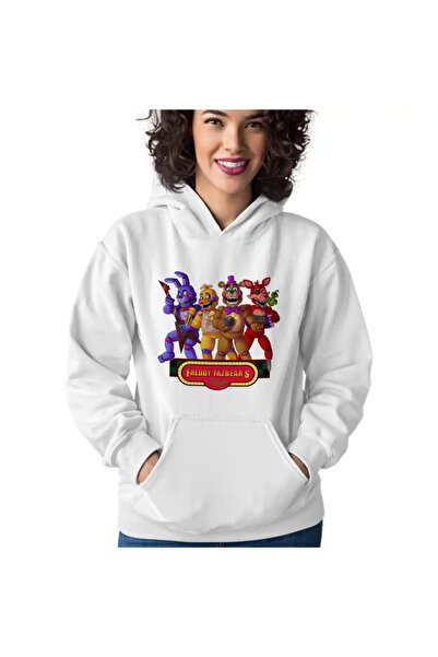OEM Women's Hoodie Fnaf Party Five Nights at Freddy Horror Halloween
