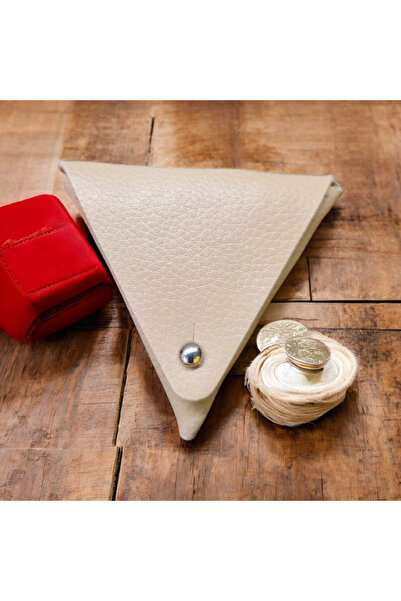 valentina victoria Genuine Leather Triangle-Shaped Coin Holder, Wired Headpho...