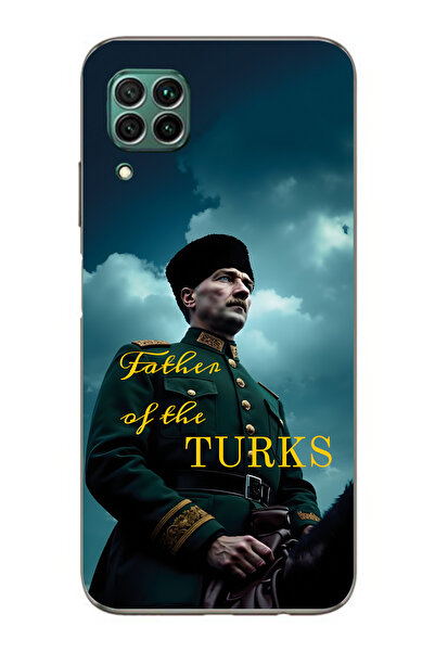 moonset Huawei P40 Lite Uyumlu Baskılı Yumuşak Silikon Şeffaf Telefon Kılıfı