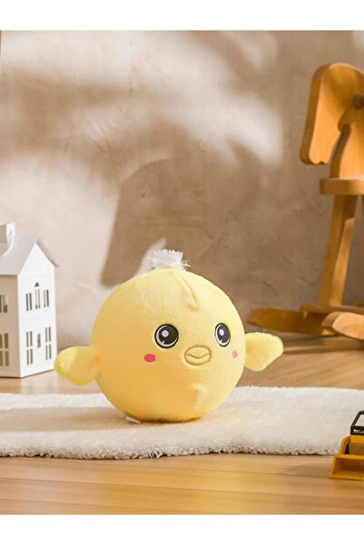 LC Waikiki وسادة أطفال من القطيفة بنمط صغار الدجاج المختلطة 25 سم (S6)