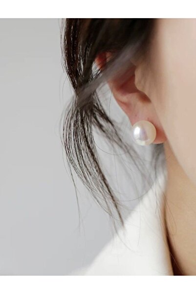 SELUVİA Topçuk İnci Kadın Küpe – Zarif ve Şık Günlük & Özel Gün İnci Küpe Modeli