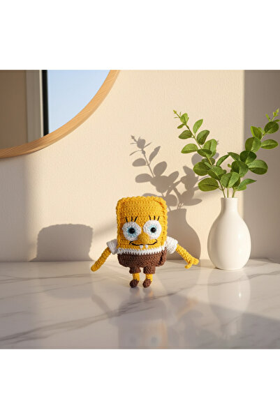 Meryemce Tasarımlar Sünger Bob Anahtarlık