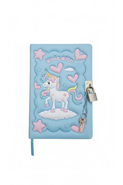 ALPA STORE Unicorn М'який рельєфний записник з замком Щоденник