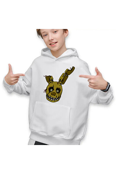 OEM Hanorac Copii Baieti Fnaf Spring Bonnie Five Nights at Freddy Horror Hall...