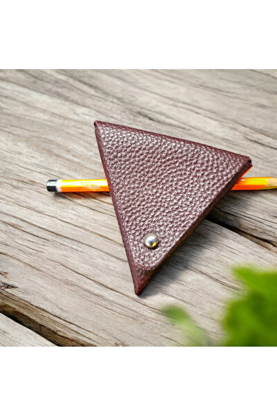 valentina victoria Genuine Leather Triangle-Shaped Coin Holder, Wired Headpho...