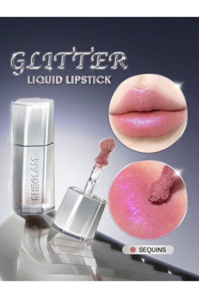 SHEGLAM Glitter Whip Mat Bitişli Simli Likit Ruj - Sihirli Dönüşen Glitter Ruj