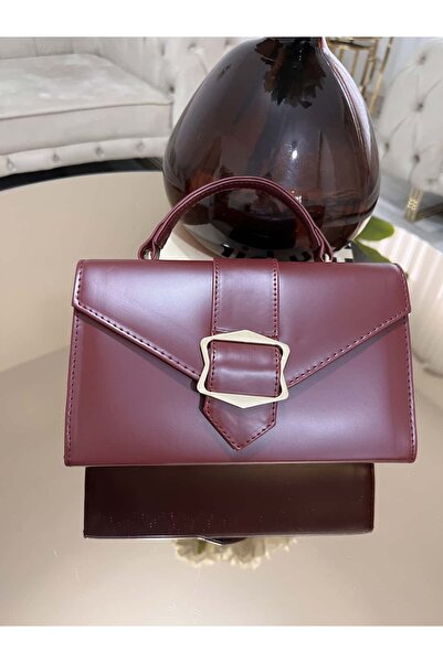 diclepolat Women's Buckle Faux Leather Hand and Shoulder Bag Marla