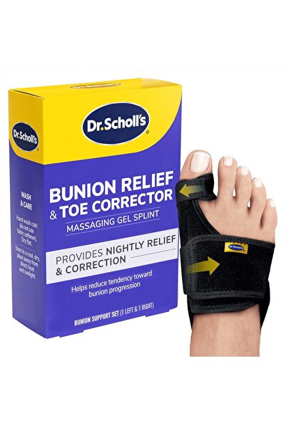 Dr. Scholl's تخفيف ألم إبهام القدم وتصحيح إصبع القدم