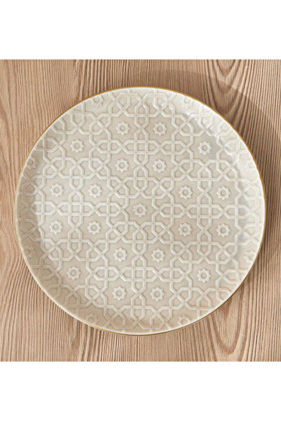 Generic Marhaba Porcelain Serving Plate - 21 cm