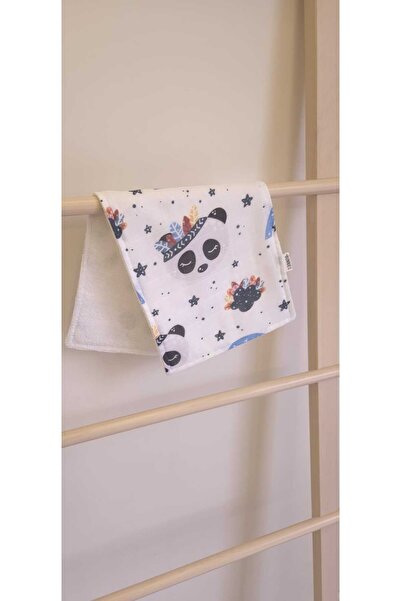 Jr Bunnies Panda Muslin Towel Fabric Shoulder Diaper 20X43 cm – Absorbent Bab...