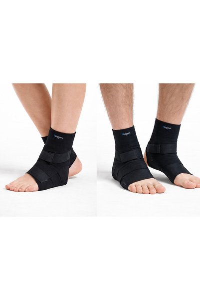 wicromed Neoprene with Plastic Support and Cross-Band Ankle Brace, Standard One Size