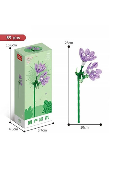 Tilda BSC. & Home Florist Blocks Bitki Serisi Yapı Oyuncak Yapı Blokları Çiçe...
