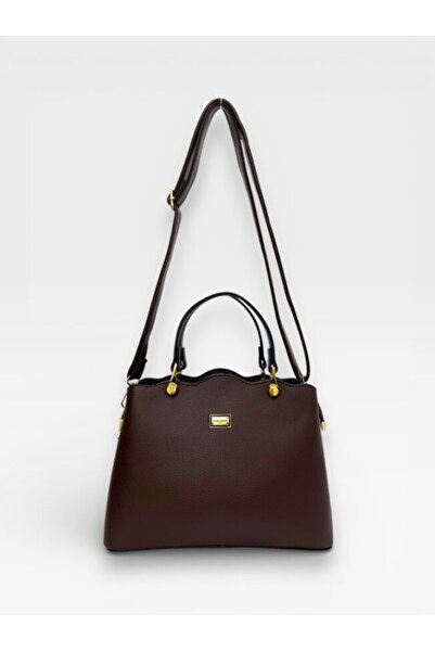 Sanmorris 1440 Geantă elegantă de mână și de umăr pentru femei, cu 2 comparti...